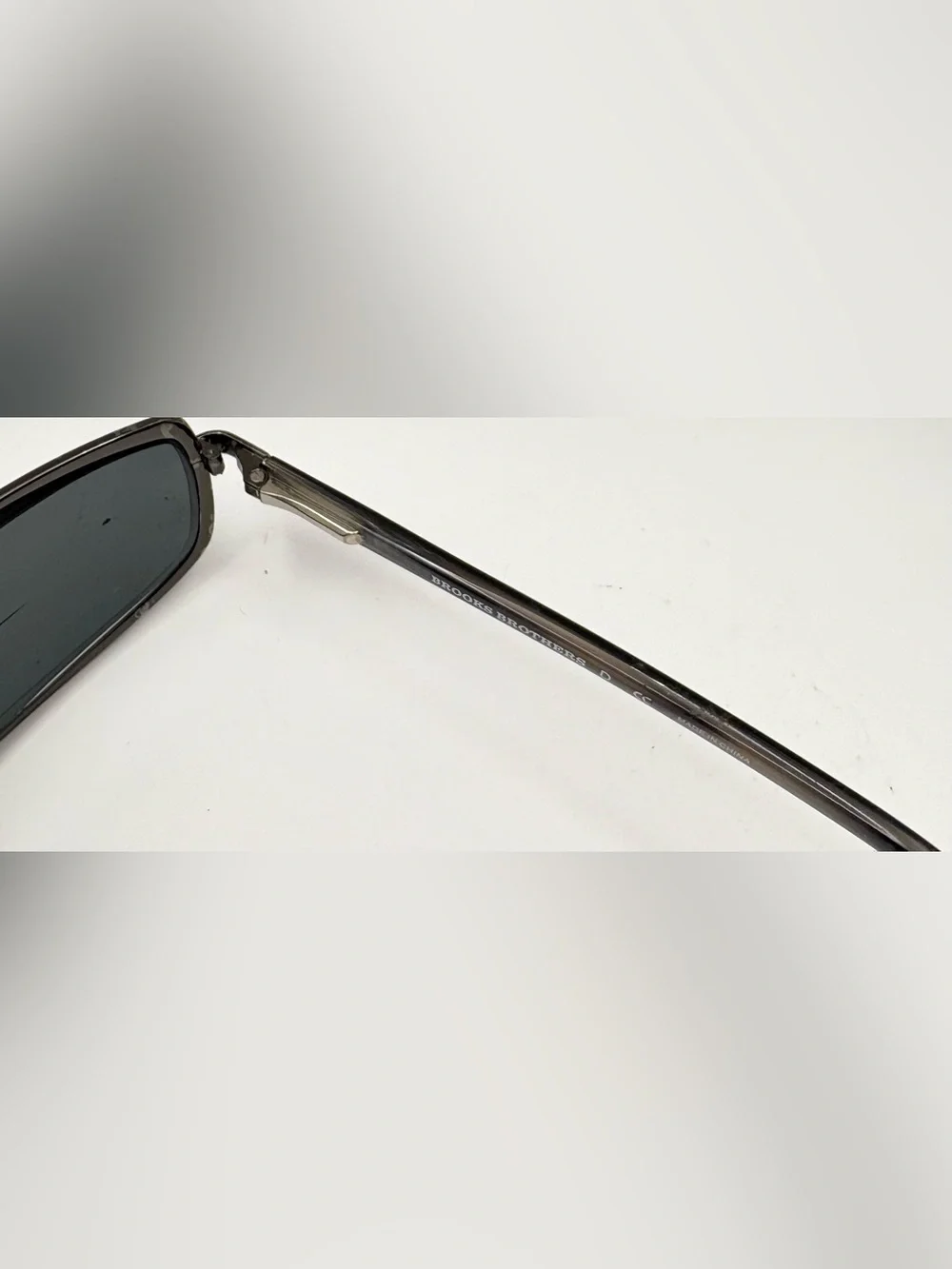 Brooks Brothers B.B.450-S Gunmetal Oval Metal Sunglasses Frames Only